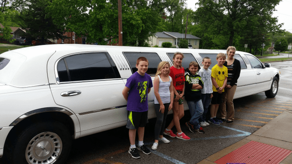 Kids Birthday Party in Lincoln Limousine