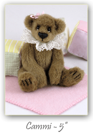Cammi-miniature 5 inch hand crafted artist bear