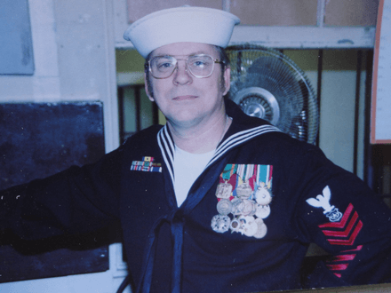 Jon Peterson, Master-at-Arms 1st Class Petty Officer (E-6), Navy, 21 years of service