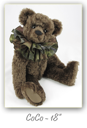 CoCo-hand crafted 18 inch mohair artist bear