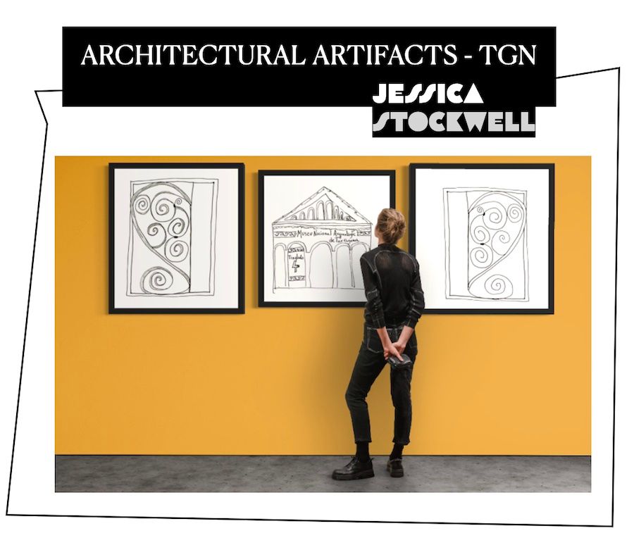Jessica Stockwell - Artchitectural Artifacts - TARRAGONA collection 2024 by Jessica Stockwell 
