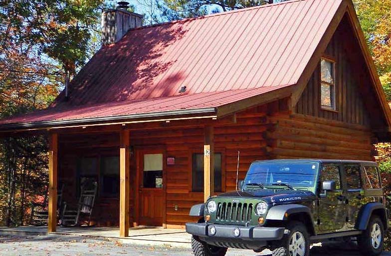 Cabin with Jeep