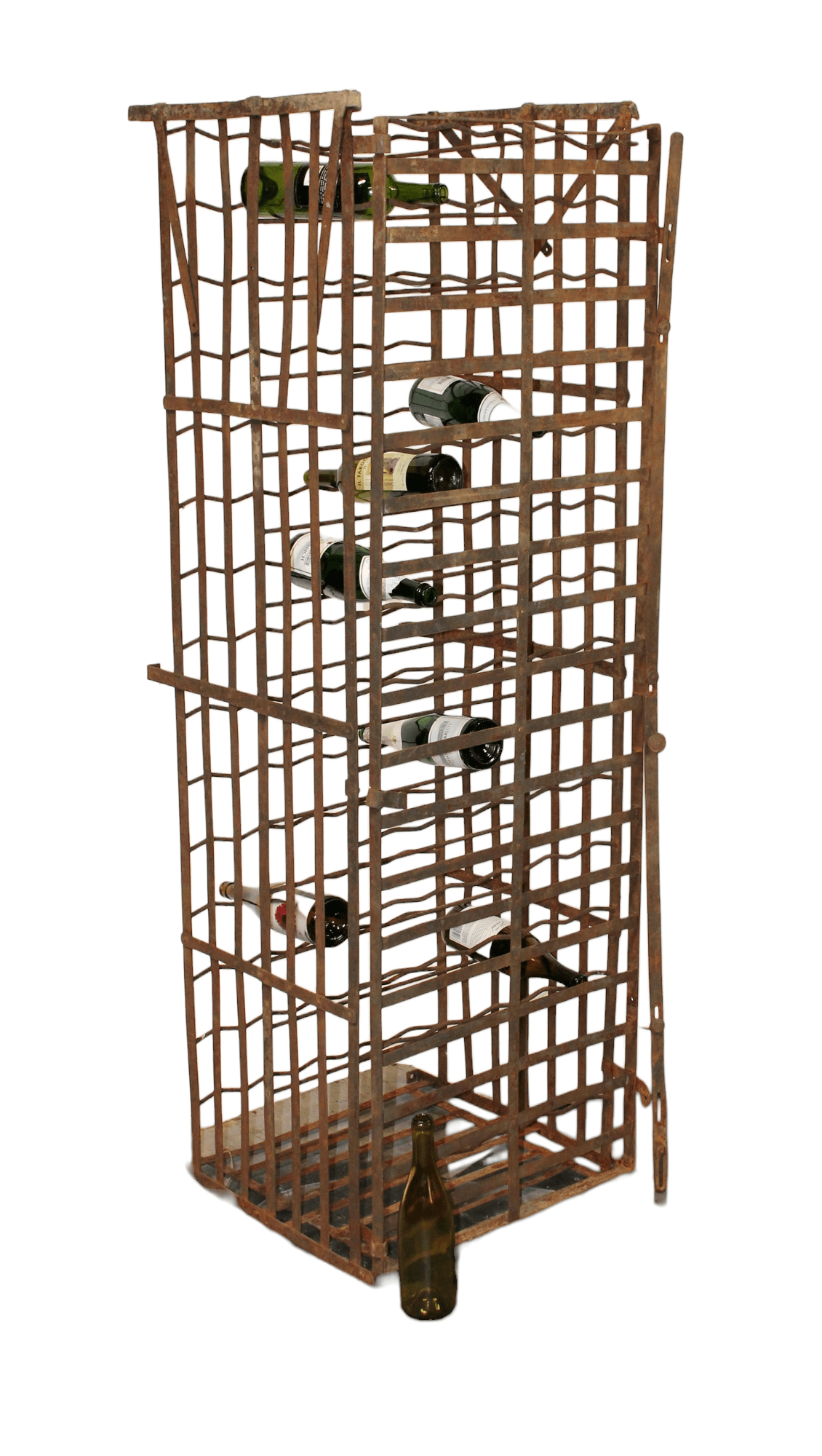 French bistro wine cellar cage