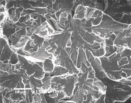 Microstructures of materals are often evaluated as part of the metallurgical analysis process using a scanning electron microscope.