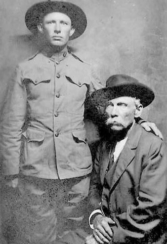 George Adkins (1889-1976) served in WWI & his dad Leander Adkins (1848-1936) was in the Civil War.