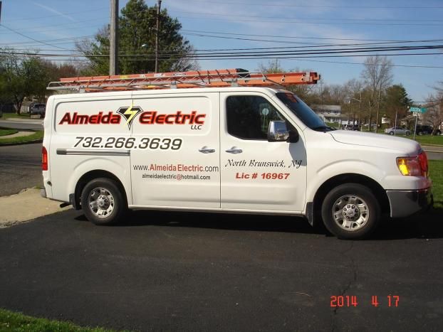 Service vehicle for Almeida Electric, LLC