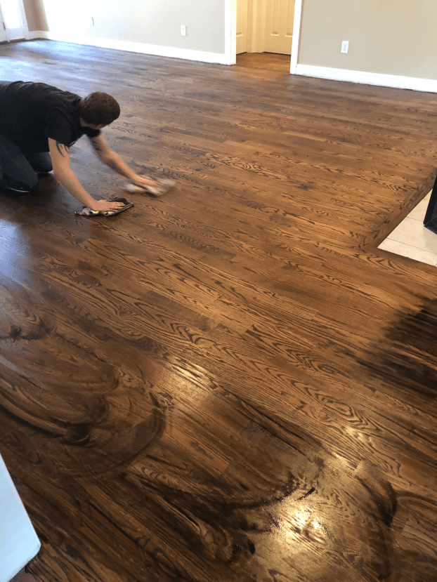 A recent flooring contractor job in the  area