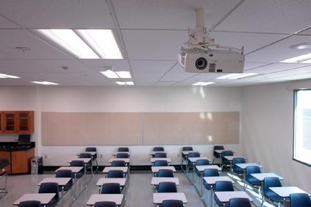 Projector Installation at Brewer, O'Bannion, and WR Banks