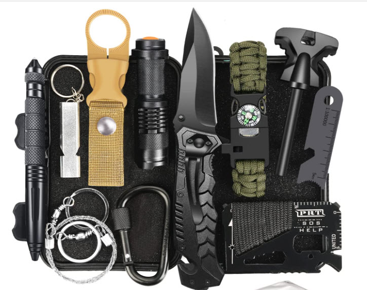 Trcind's 14 in 1 Survival Kit - Survival Gear and Equipment