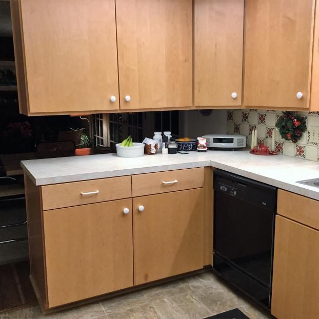 A recent kitchen cabinets job in the  area