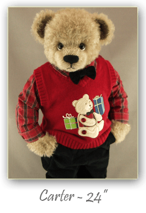Carter-hand crafted 24 inch mohair artist bear from my toddler collection