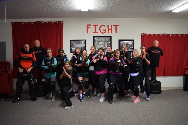 Self Defense Group in a Room