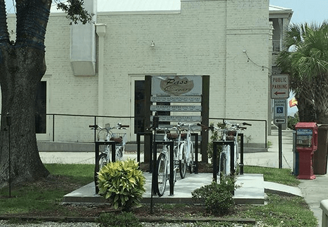 Bike share station in Florida