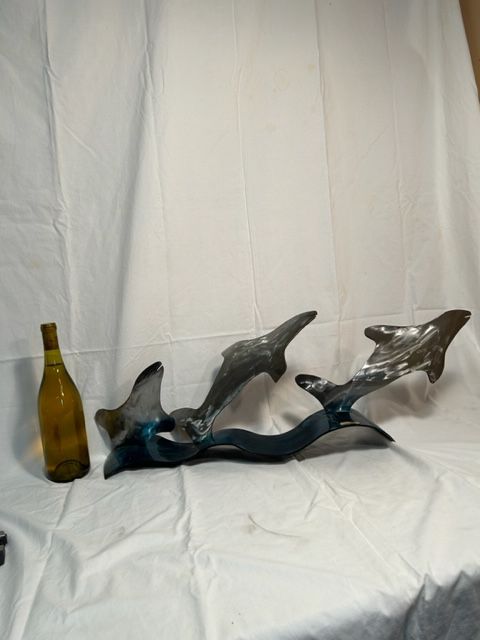 Dolphin Metal Decor   $185