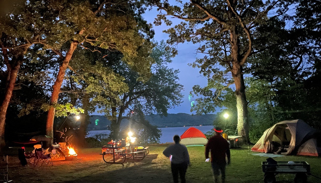 Campsite in the Evening