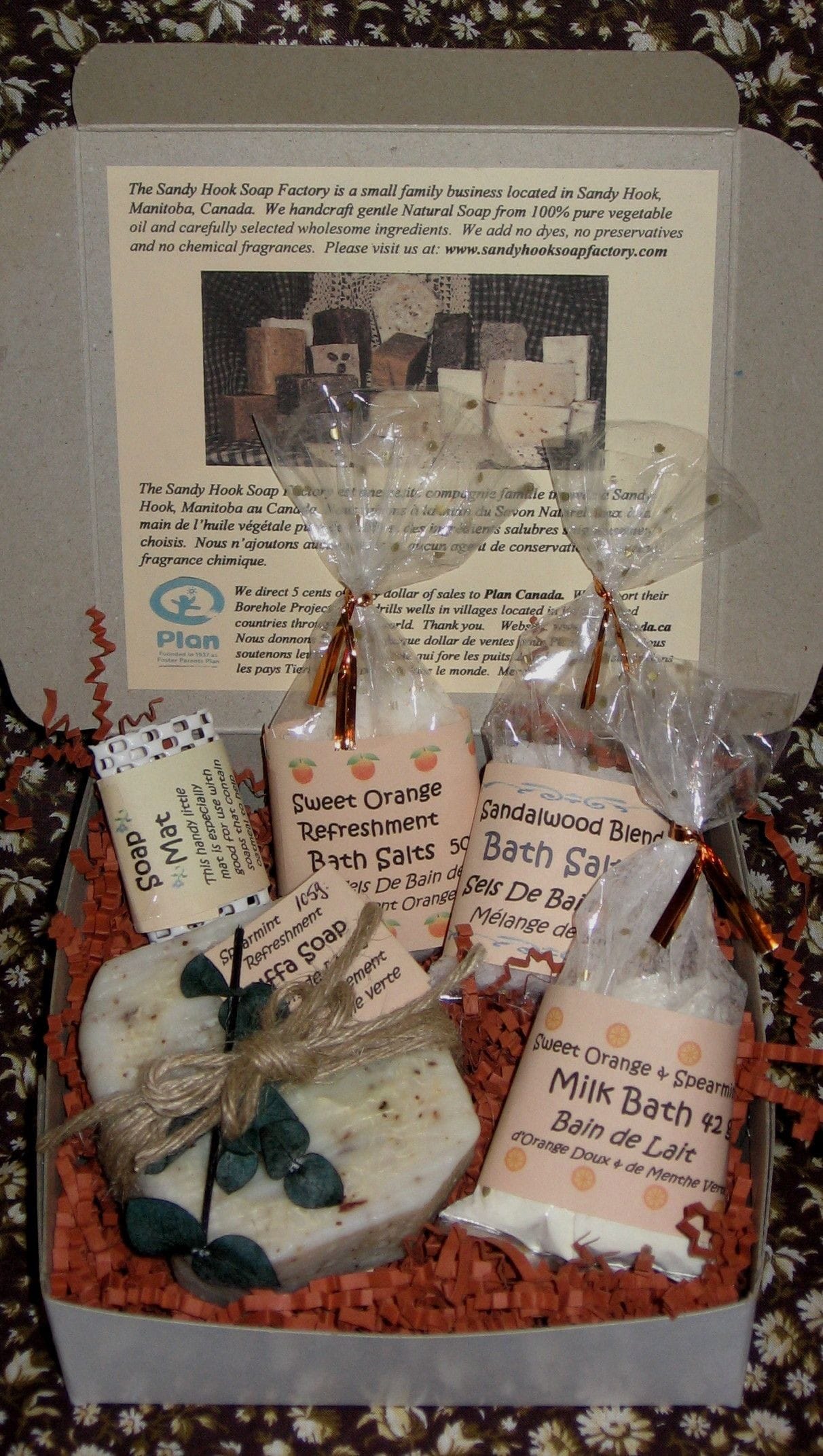 Manitoba made soap gift sets created from top quality wholesome ingredients without chemicals; 100% natural, no animal testing, eco-friendly packaging.