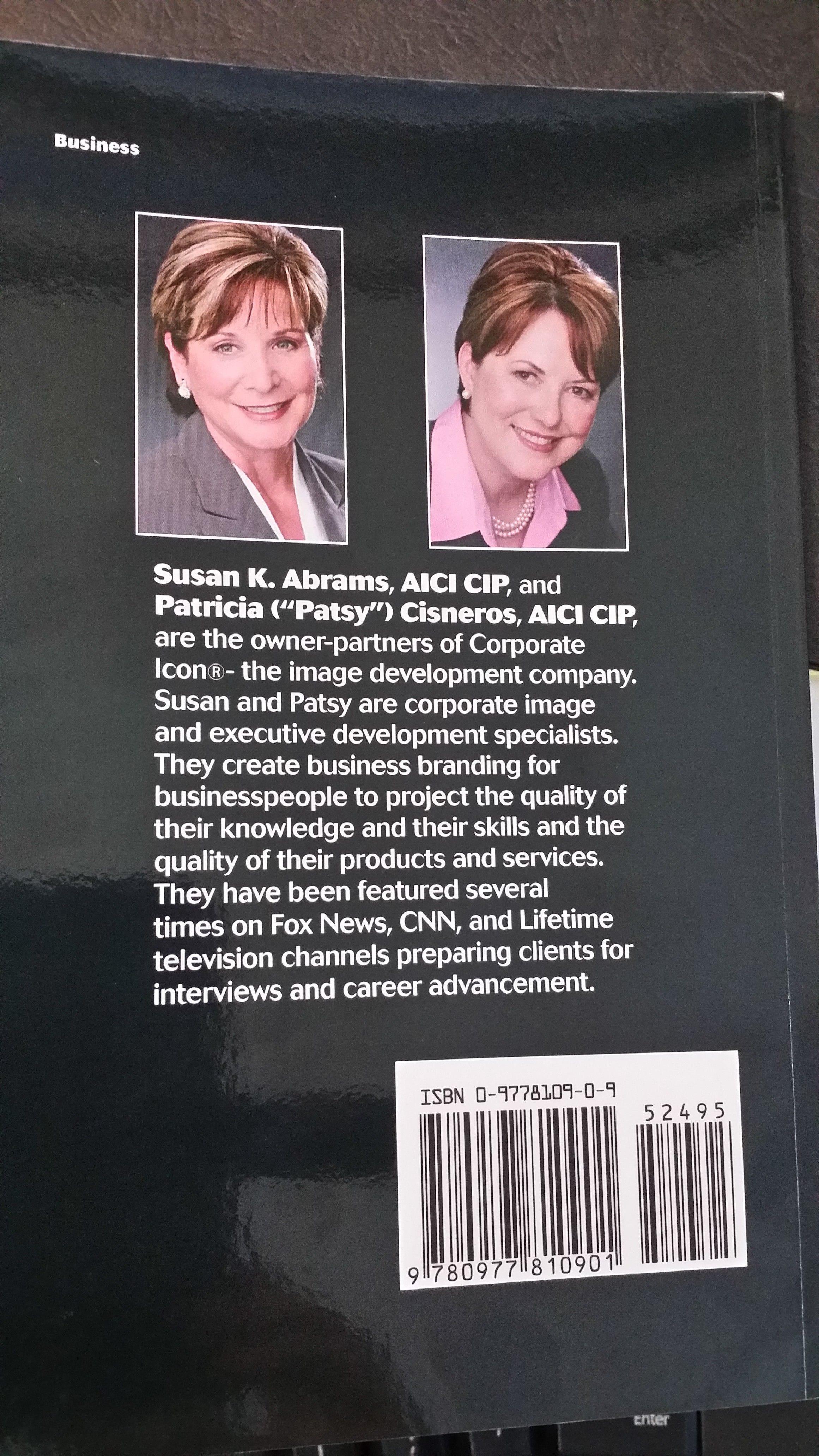 Authors: Patsy Cisneros and Susan K. Abrams of Corporate Icon and Political Icon
