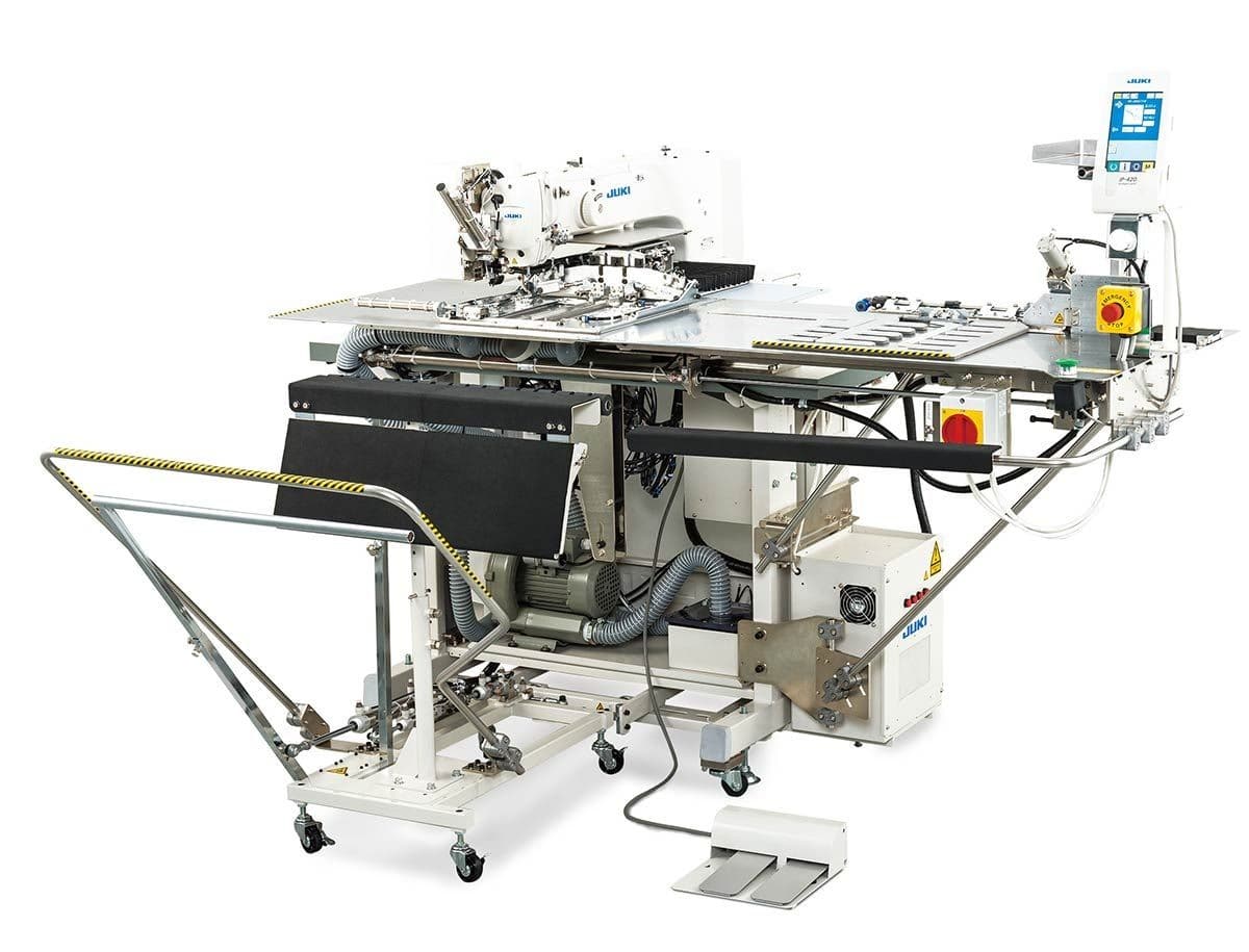 JUKI AMS-221ENHS3020/X90014
Computer-controlled Cycle Machine with Input Function
(Polo Placket with Feeder, Hidden Placket for Men)
