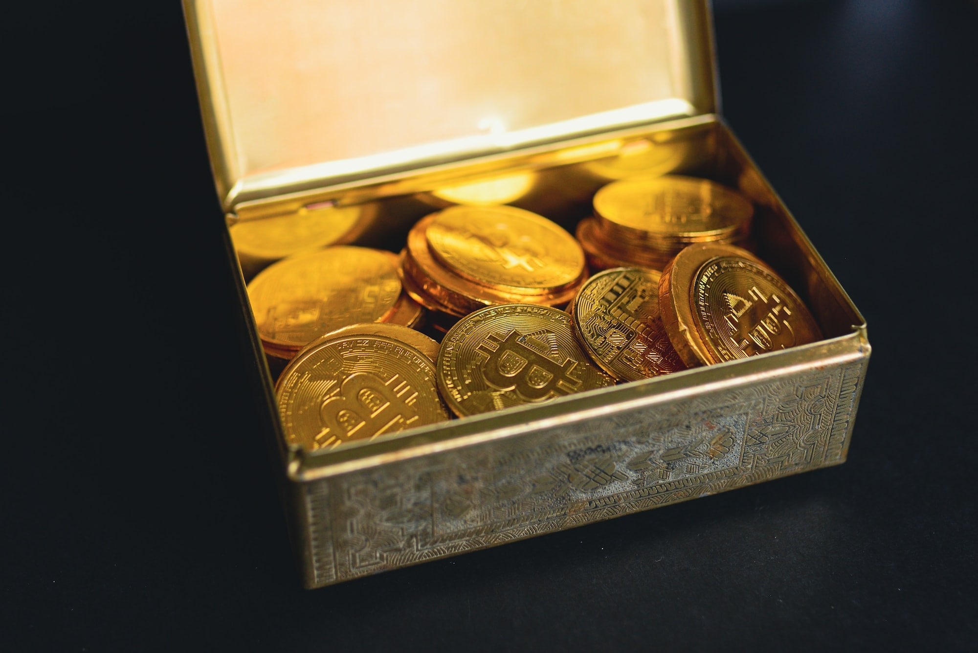 Treasure Chest Full of Gold Coins