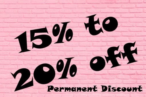 We offer permanent Loyalty Discounts off of our already reasonable products each and every day!  The more you buy, the more you save.