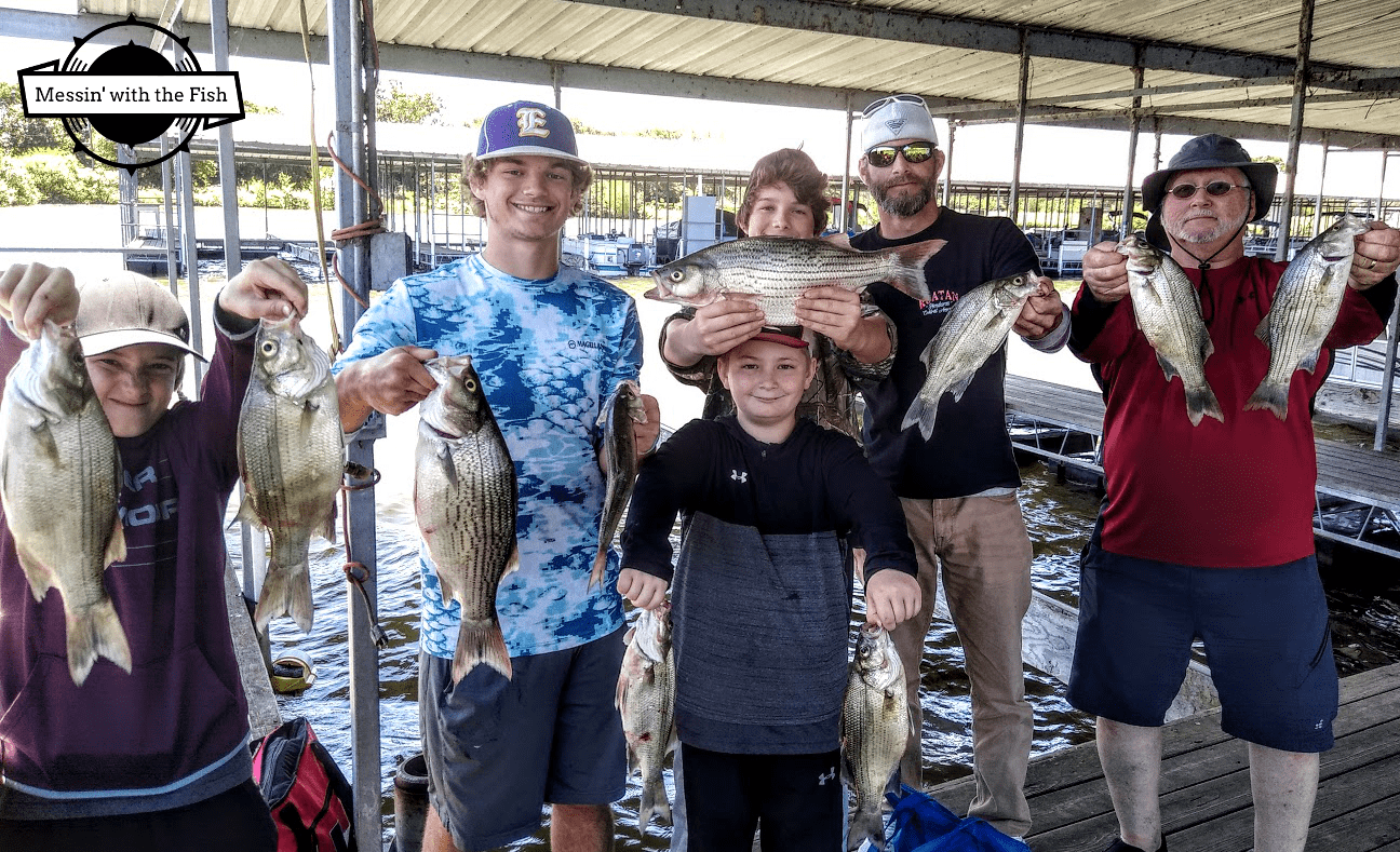 These guys had a reel good time with Guide Keith Parks