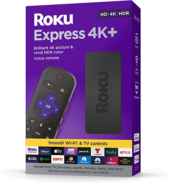 Roku Express 4K+ | Streaming Media Player