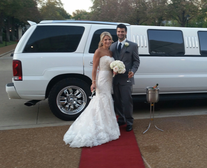 Bride & Groom with Red carpet Service