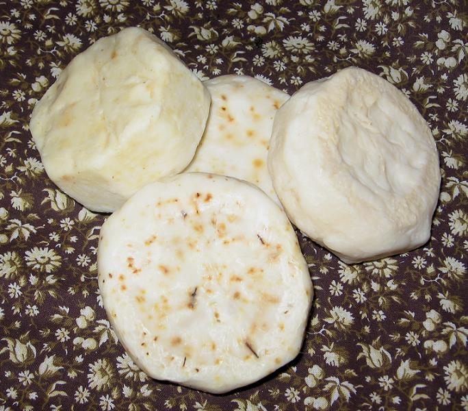 All of the oils in this recipe are certified organic and emollient rich in this exfoliating natural goat milk luffa soap; the perfect bathtub bar.