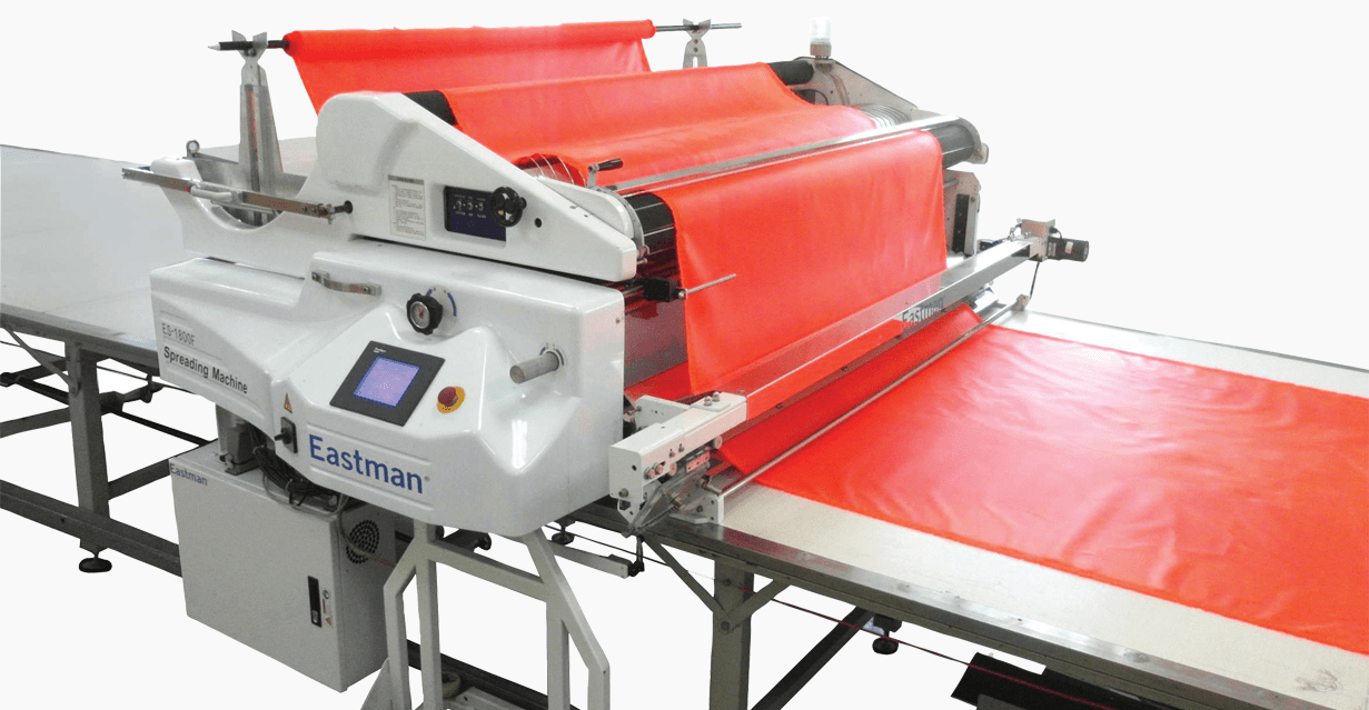 EASTMAN ES-1800
The Eastman ES-1800 Series Spreading System is suitable for all types of fabrics