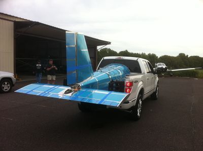Moving day to the Airport  for the RV12 tail section