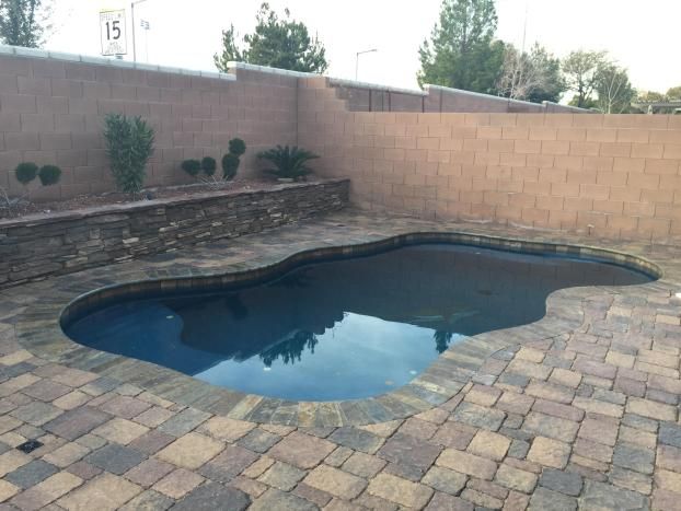 A recent swimming pool builder job in the  area