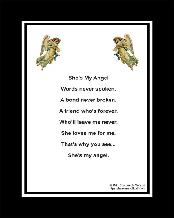 A poem of love for an earthly angel