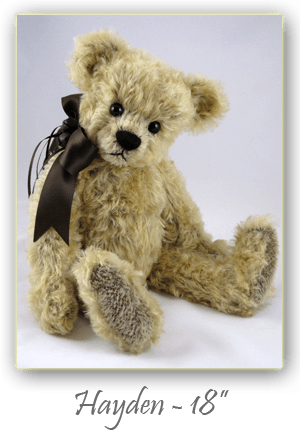 Hayden-hand crafted 18 inch mohair artist bear