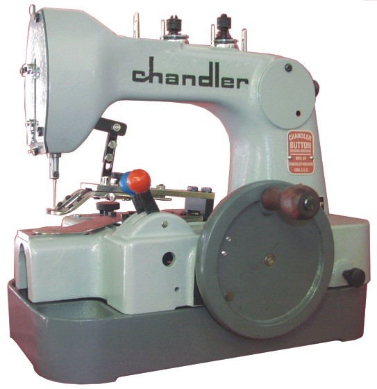CHANDLER CM491
PORTABLE, HAND-OPERATED BUTTON SEWING MACHINE