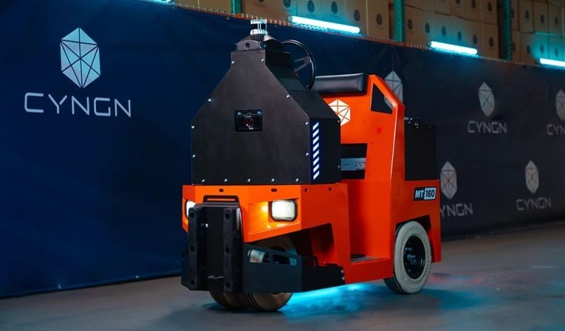 CYNGN
AI-POWERED AMR's
AUTONOMOUS MOBILE ROBOTS 
Tugger with MOTREC MT-160 Tow Tractor