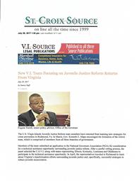 Virgin Islands Juvenile Justice Reform Team