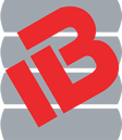 The logo of the International Baler Corp