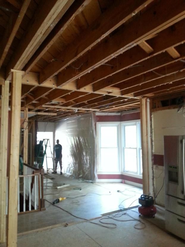A recent interior remodeling contractor job in the  area