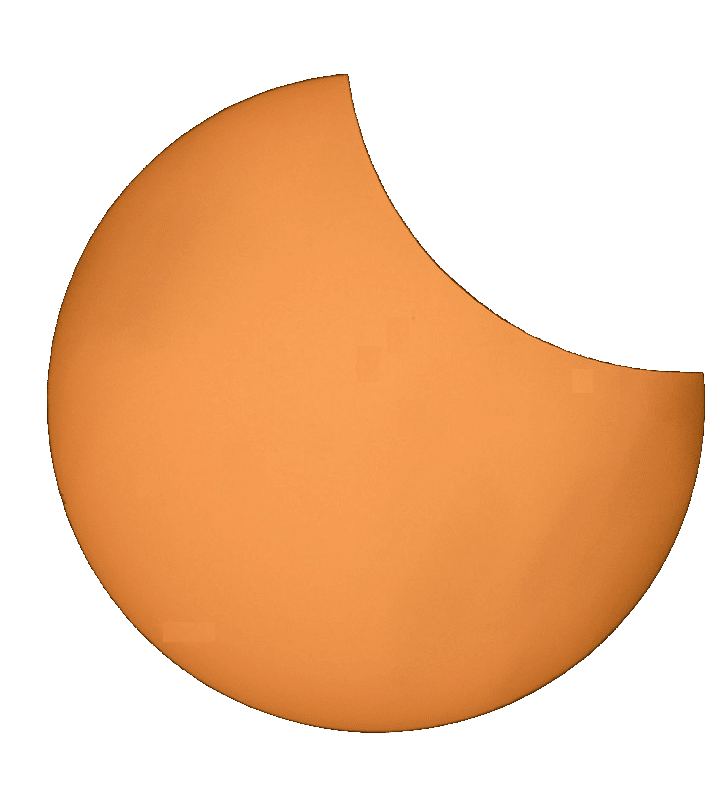 Solar Eclipse in process.
