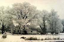 Read the holiday poems and see the beaty of God's creation like this wintery home scene shows.