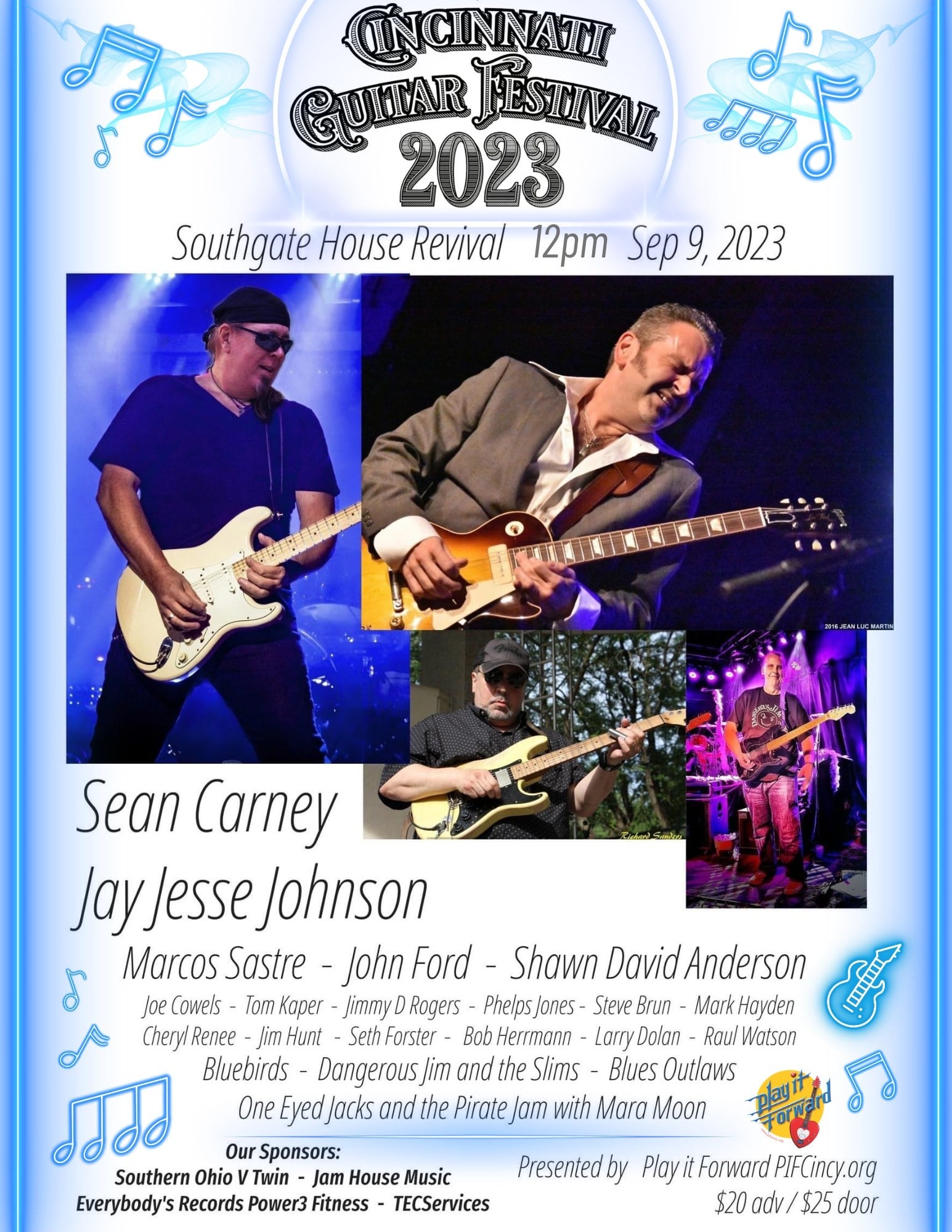 
The 2023 Cincinnati Guitar Festival - featuring great guitarists, with proceeds benefiting the local music community!

Come join us for a great night!