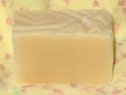 All of the oils in this recipe are certified organic and emollient rich for a gentle baby soap.  No scent added, minor scent from wholesome ingredients.