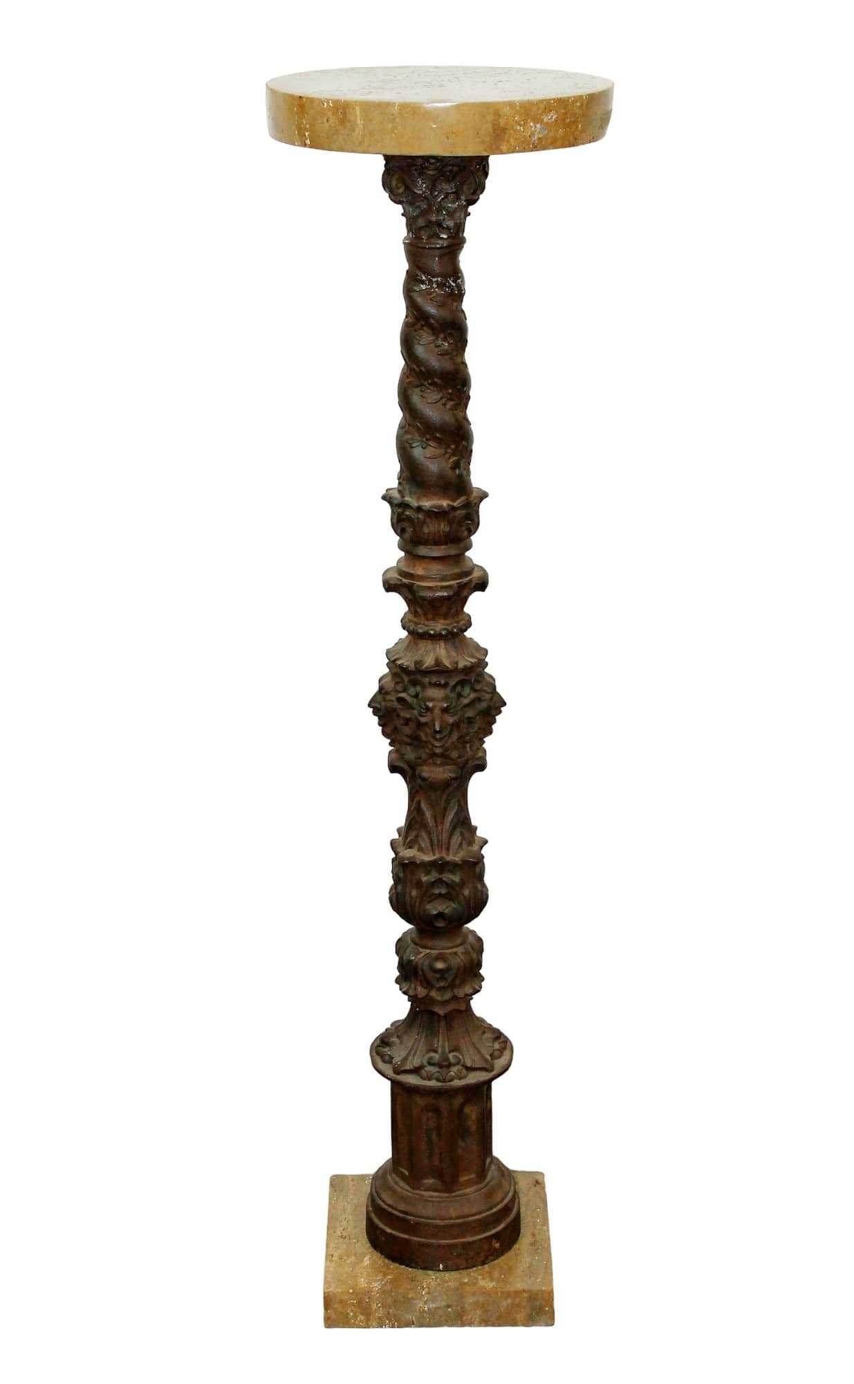 French cast iron column base pedestal