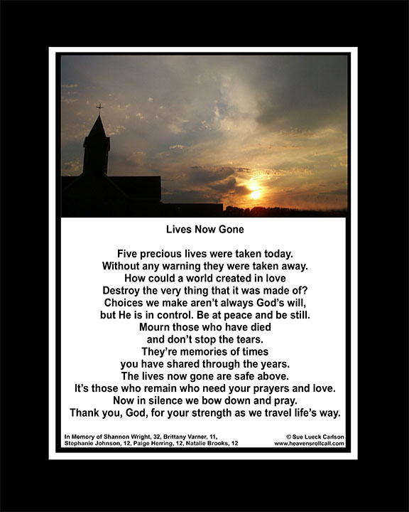 A custom poem written for those affected by hurricane Katrina.