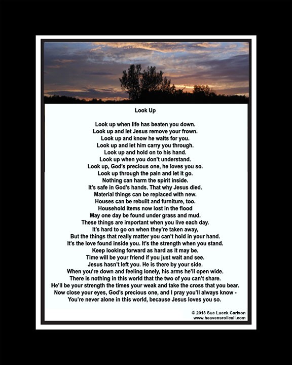 This custom poem was written for those who have lost their homes in floods to offer hope.