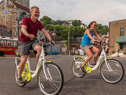 Bike Share riders on vacation