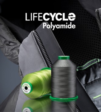 AMANN LIFECYCLE POLYAMIDE THREAD 6 continuous filament, 100% recycled