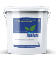 Aquazyme is used on oil spills on water