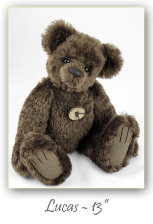 Lucas-hand crafted 13 inch mohair artist bear