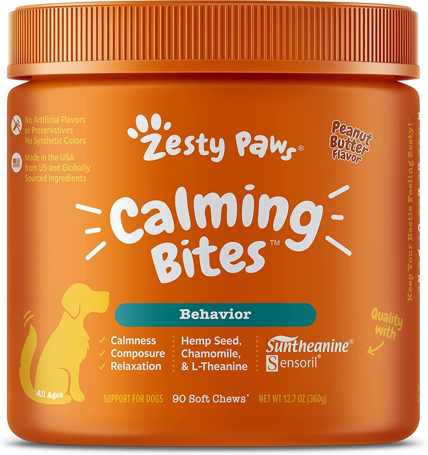 Zesty Paws Calming Soft Chews - Composure & Relaxation for Everyday Stress & Separation